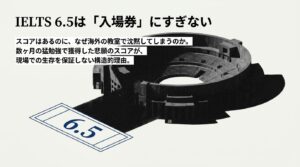 IELTS 6.5は「入場券」にすぎない——スコアはあるのに、海外の教室で沈黙してしまう理由