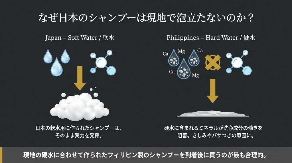フィリピン留学水質の違い